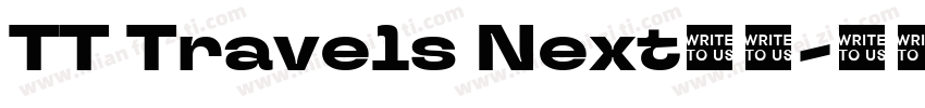 TT Travels Next字体字体转换
